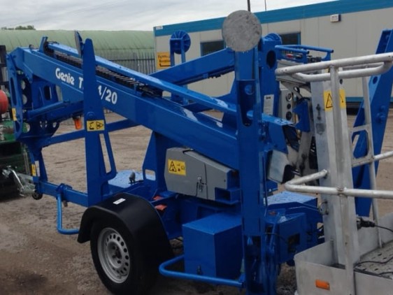 Used Genie lift for sale in lowered position
